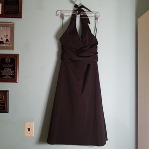 Black Halter Cocktail Dress